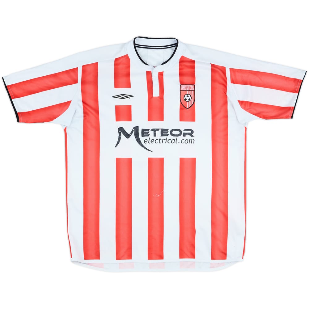 2006 Derry City Match Issue Home Shirt #15