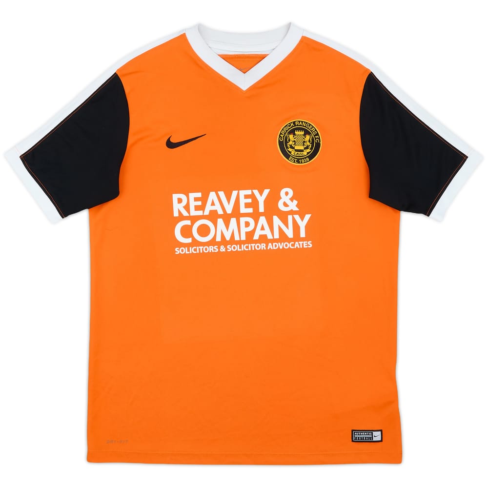 2016-18 Carrick Rangers Home Shirt #19 - 9/10 - (XL.Boys)