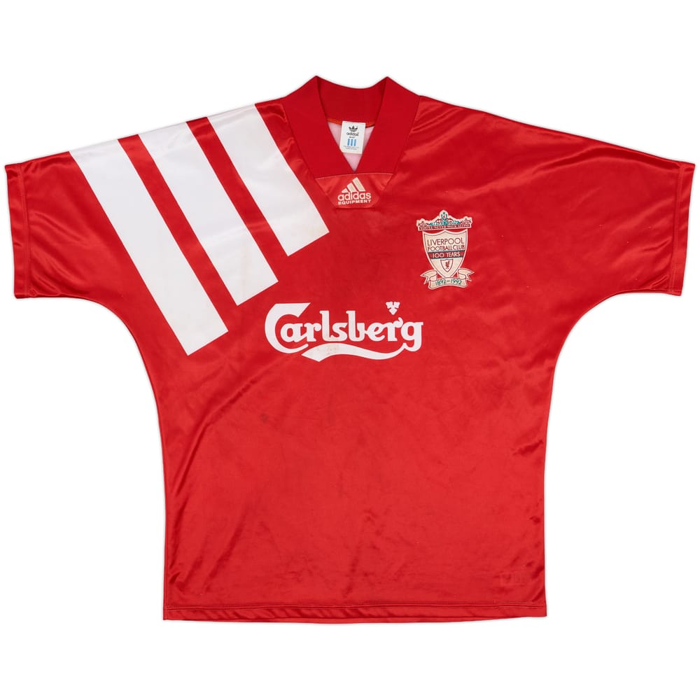 1992-93 Liverpool Centenary Home Shirt - 6/10 - (M/L)