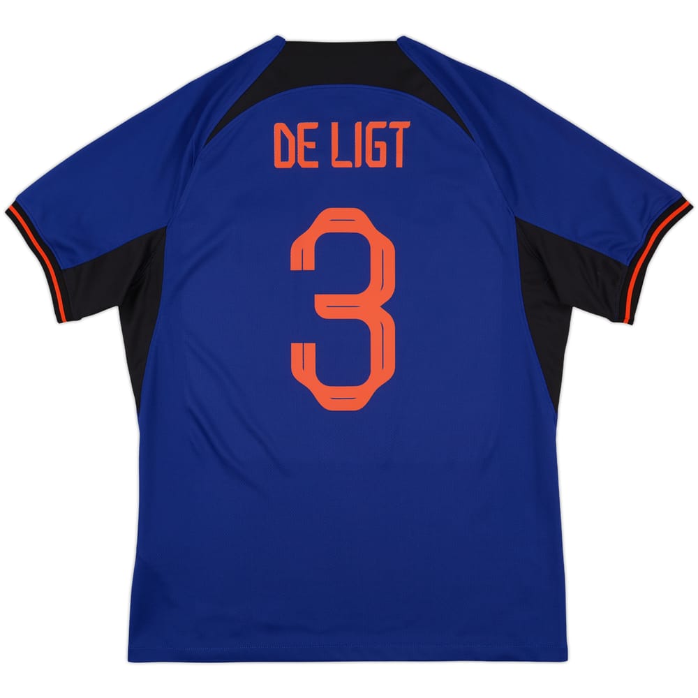2022-23 Holland Away Shirt D Ligt #3 - 9/10 - (L)