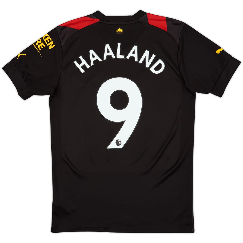 2022-23 Manchester City Away Shirt Haaland #9 - 10/10 - (S)