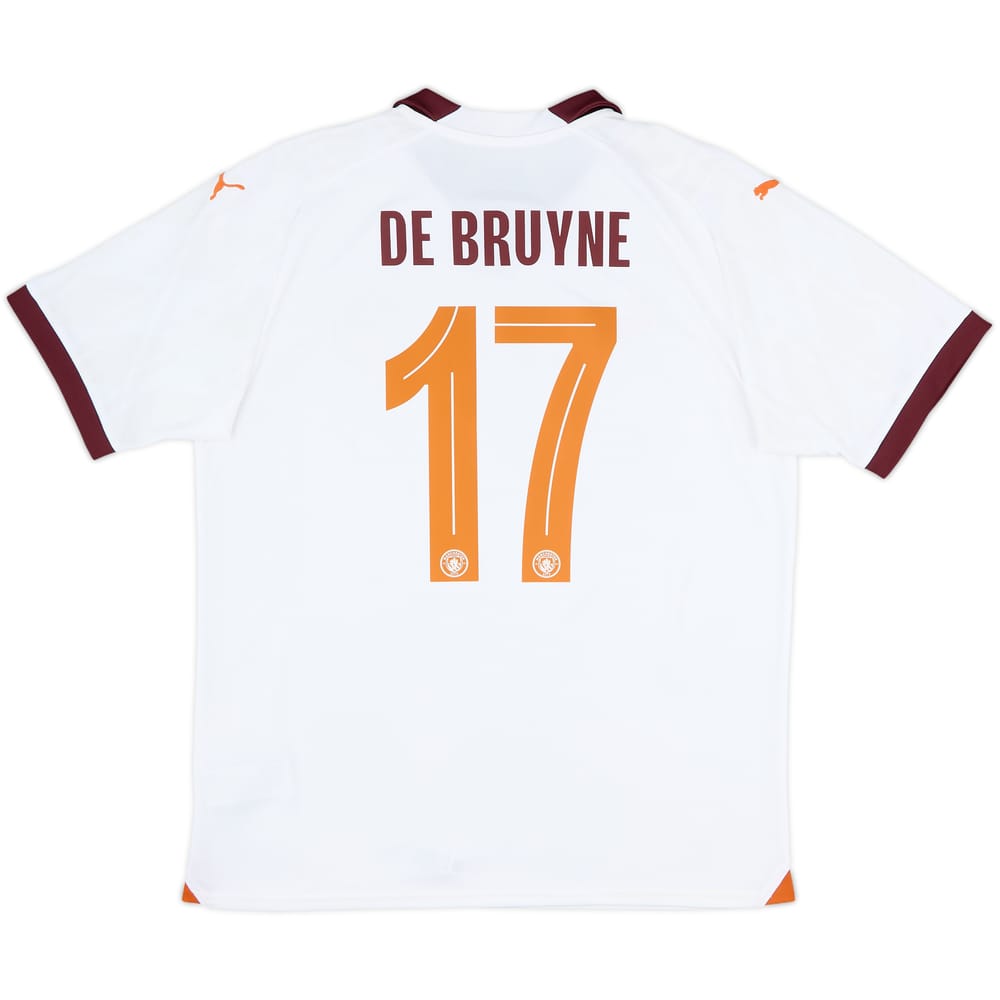 2023-24 Manchester City Away Shirt De Bruyne #17 - 10/10 - (L)