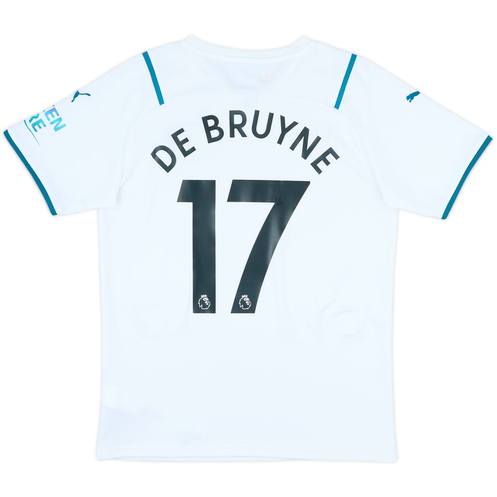 2021-22 Manchester City Away Shirt De Bruyne #17 - 8/10 - (M)