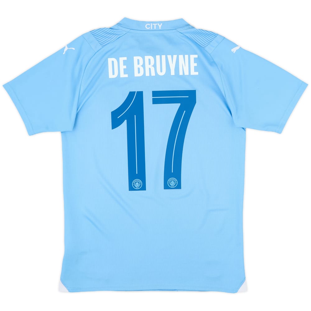 2023-24 Manchester City Home Shirt De Bruyne #17 - 10/10 - (S)
