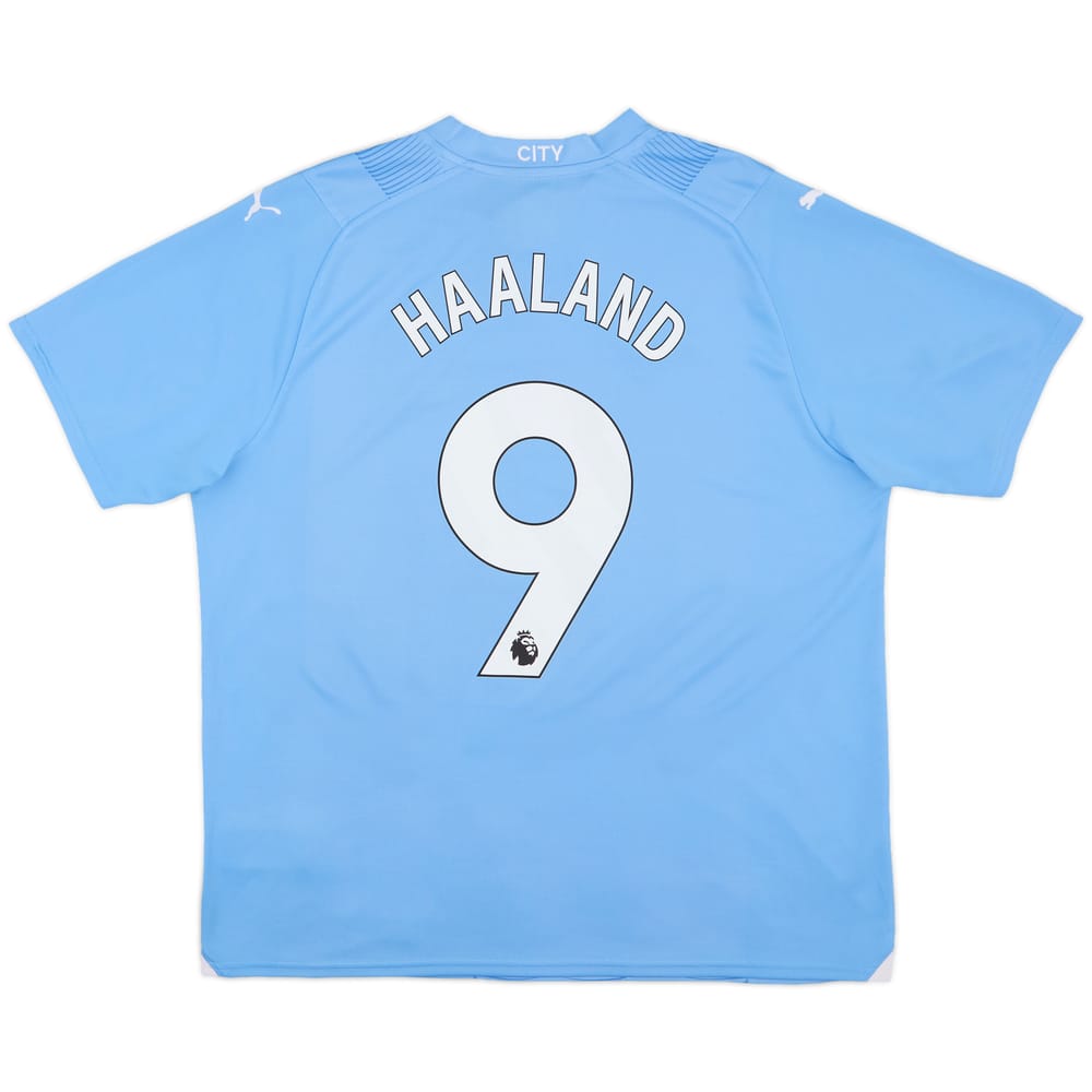 2023-24 Manchester City Home Shirt Haaland #9 - 10/10 - (XL)