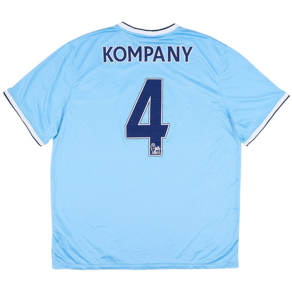 2013-14 Manchester City Home Shirt Kompany #4 - 7/10 - (XXL)