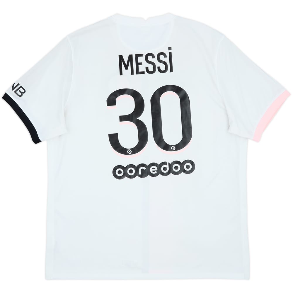 2021-22 Paris Saint-Germain Away Shirt Messi #30 - 6/10 - (XL)