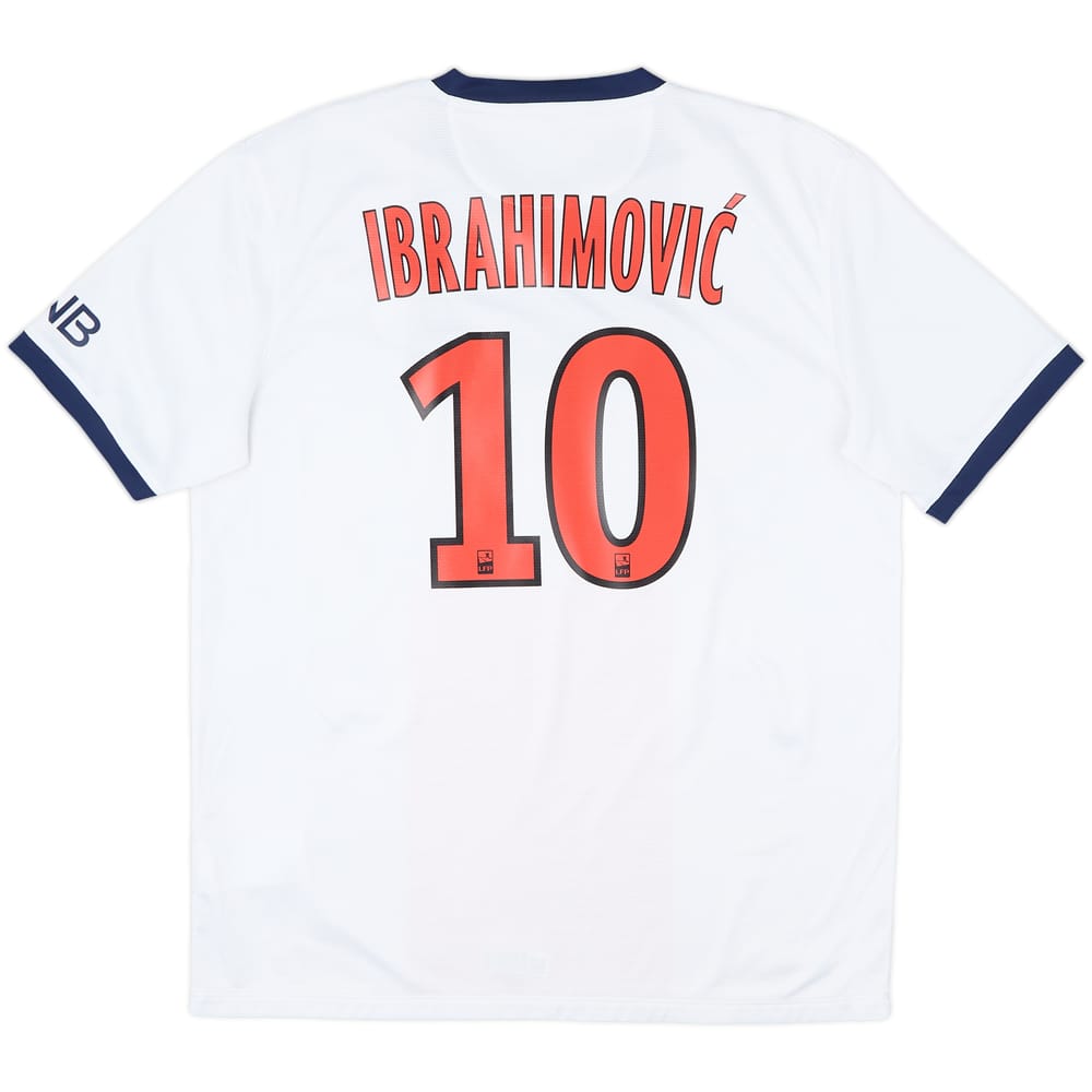 2013-14 Paris Saint-Germain Away Shirt Ibrahimovic #10 - 9/10 - (L)