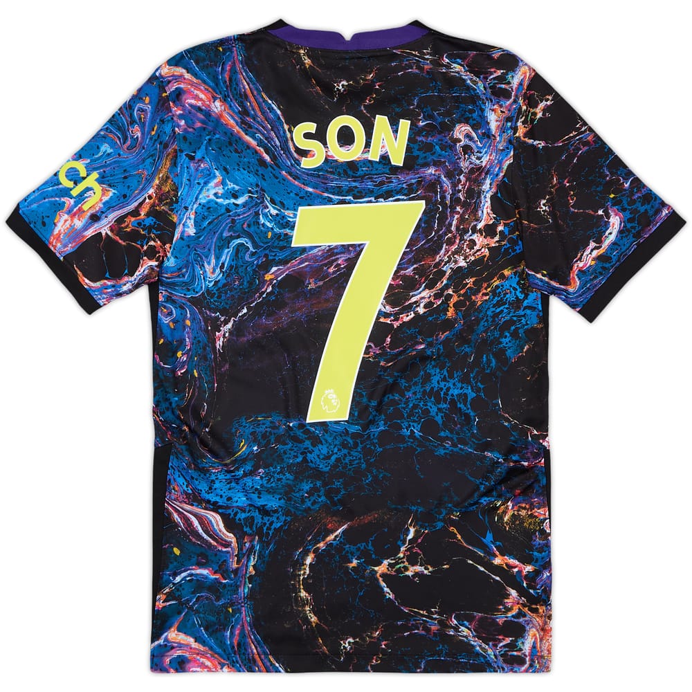 2021-22 Tottenham Away Shirt Son #7 - 10/10 - (XS)