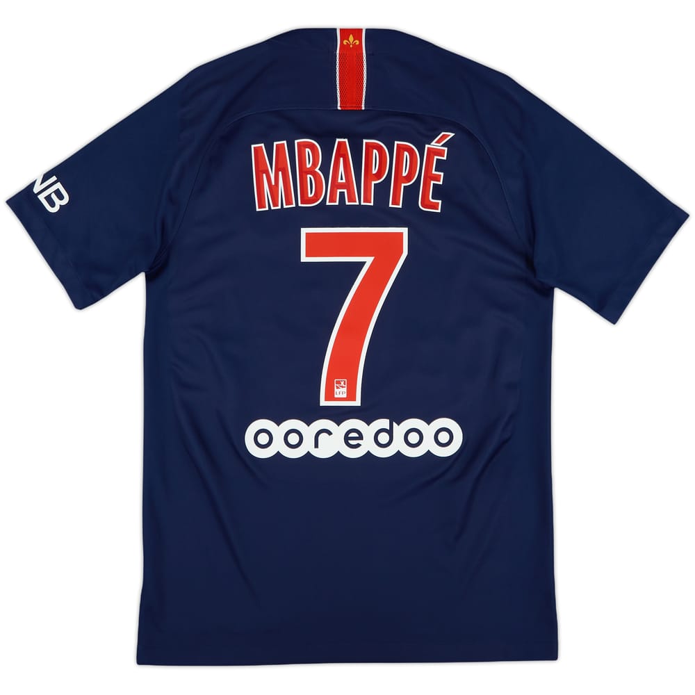 2018-19 Paris Saint-Germain Home Shirt Mbappe #7 - 9/10 - (S)