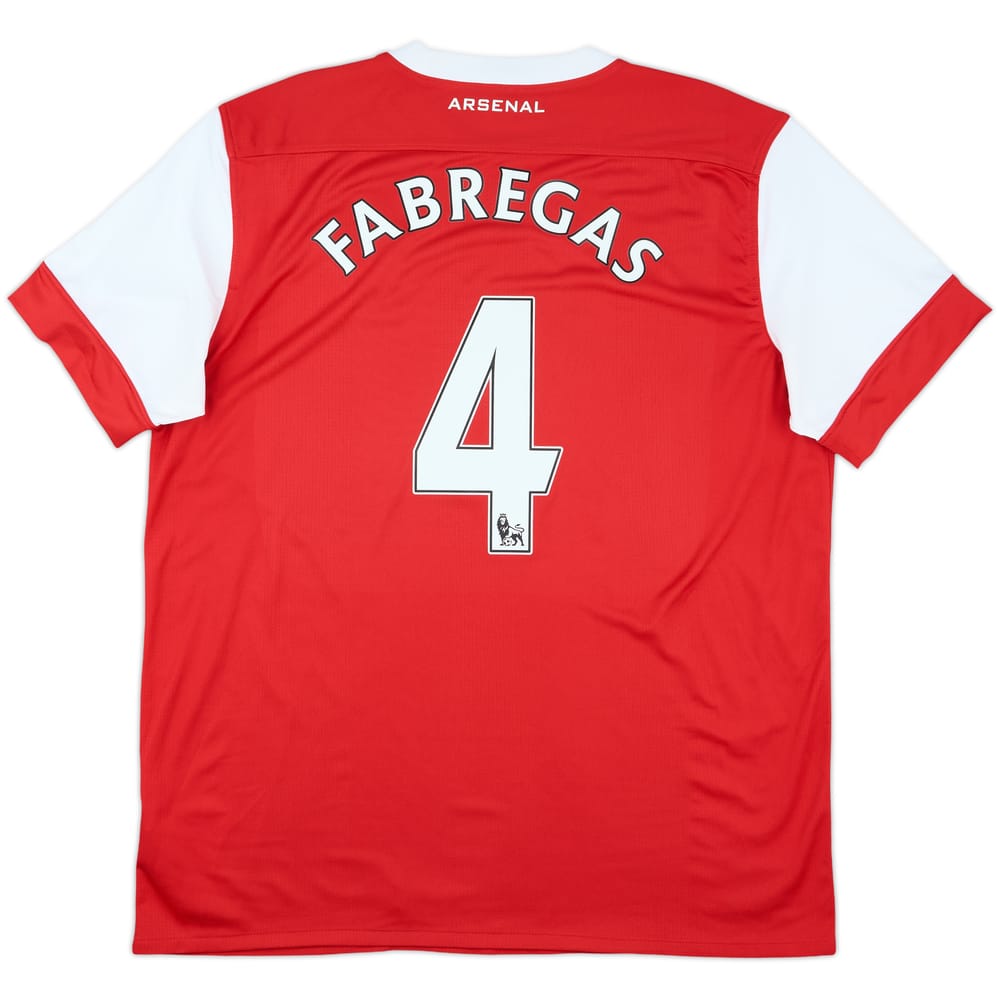 2010-11 Arsenal Home Shirt Fabregas #4 - 7/10 - (XL)