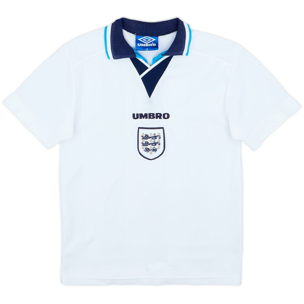 1995-97 England Home Shirt - 8/10 - (L.Boys)