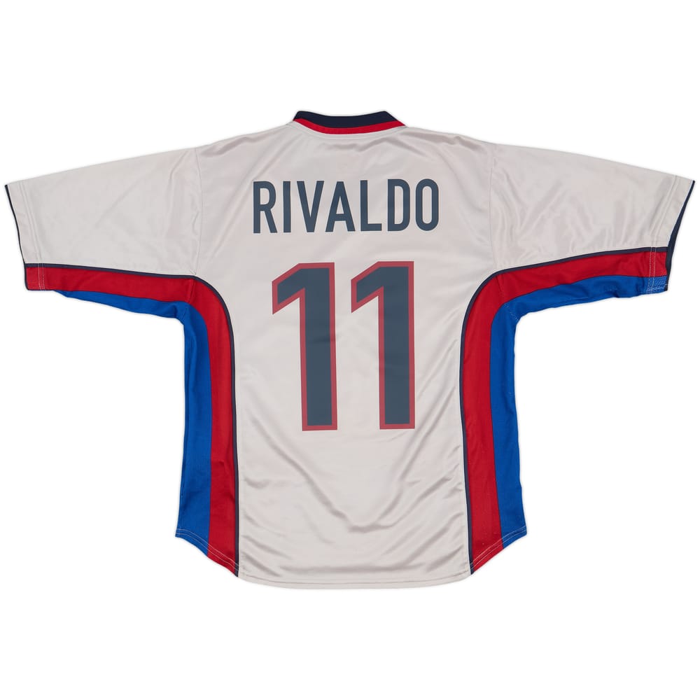1998-01 Barcelona Away Shirt Rivaldo #11 - 9/10 - (S)
