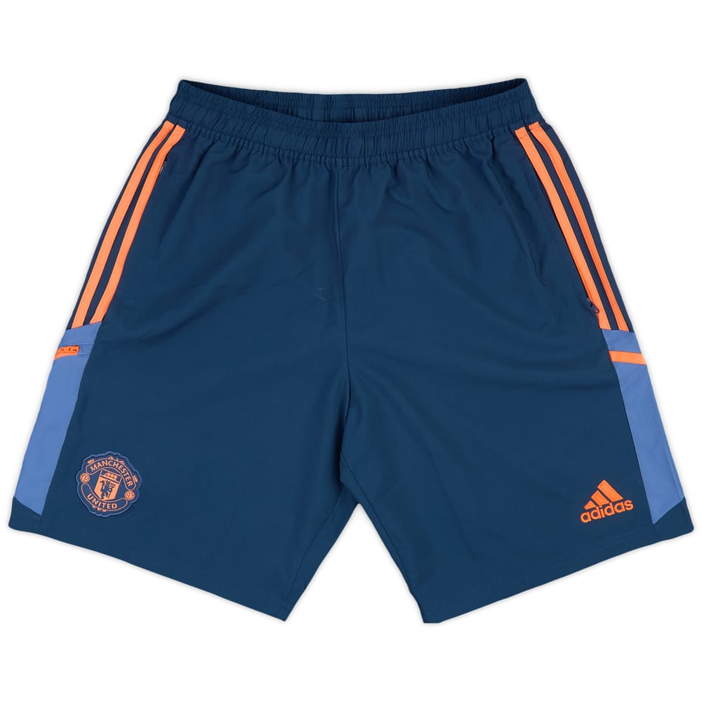 2022-23 Manchester United adidas Training Shorts - 8/10 - (M)