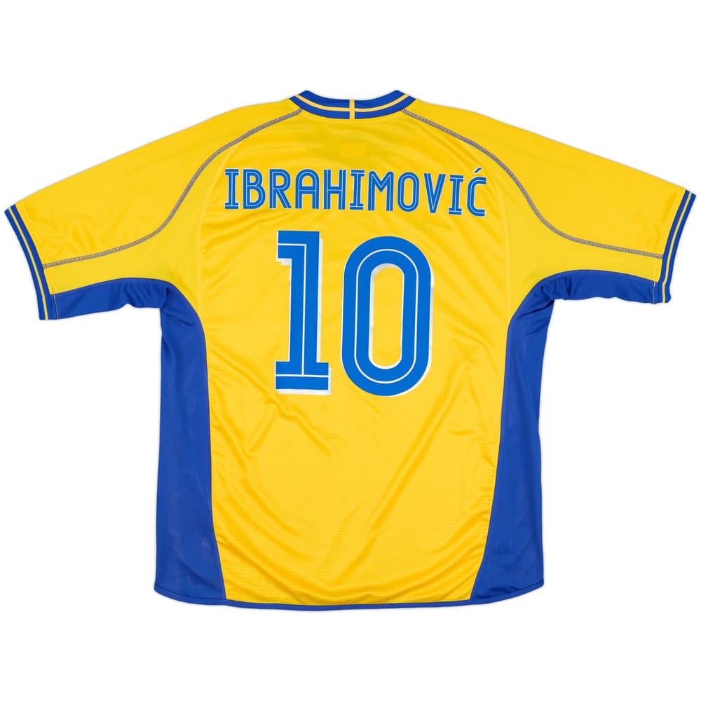 2003-04 Sweden Home Shirt Ibrahimovic #10 - 10/10 - (XL)