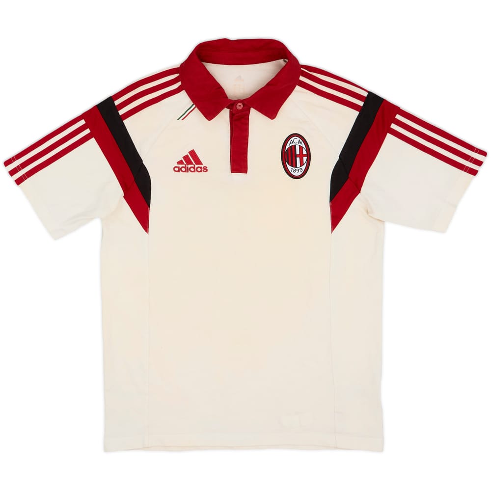 2014-15 AC Milan adidas Polo Shirt - 5/10 - (S)