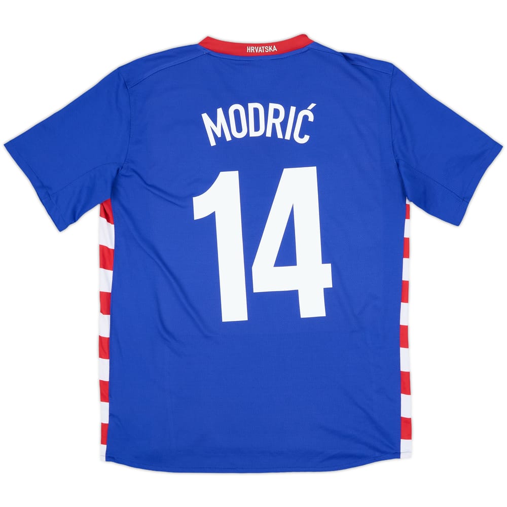 2007-09 Croatia Away Shirt Modric #14 - 8/10 - (M)