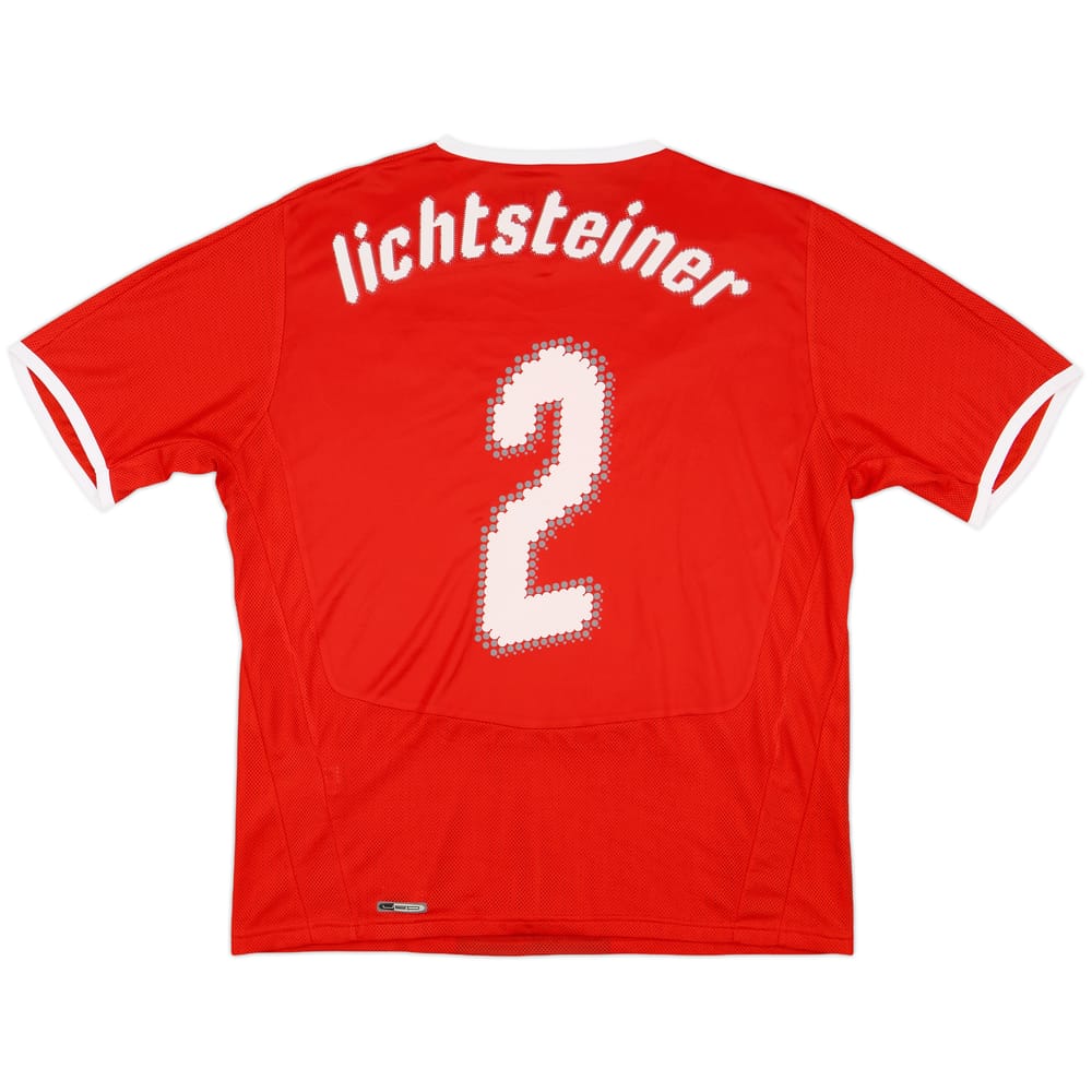 2008-10 Switzerland Home Shirt Lichtsteiner #2 - 8/10 - (L)