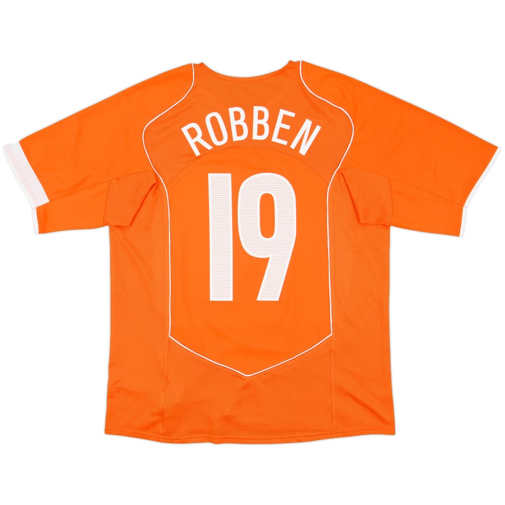 2004-06 Netherlands Home Shirt Robben #19 - 10/10 - (L)