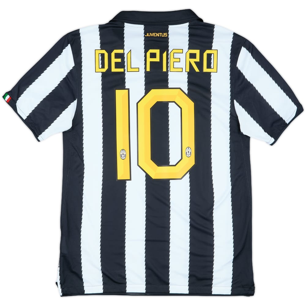 2010-11 Juventus Home Shirt Del Piero #10 - 8/10 - (M)
