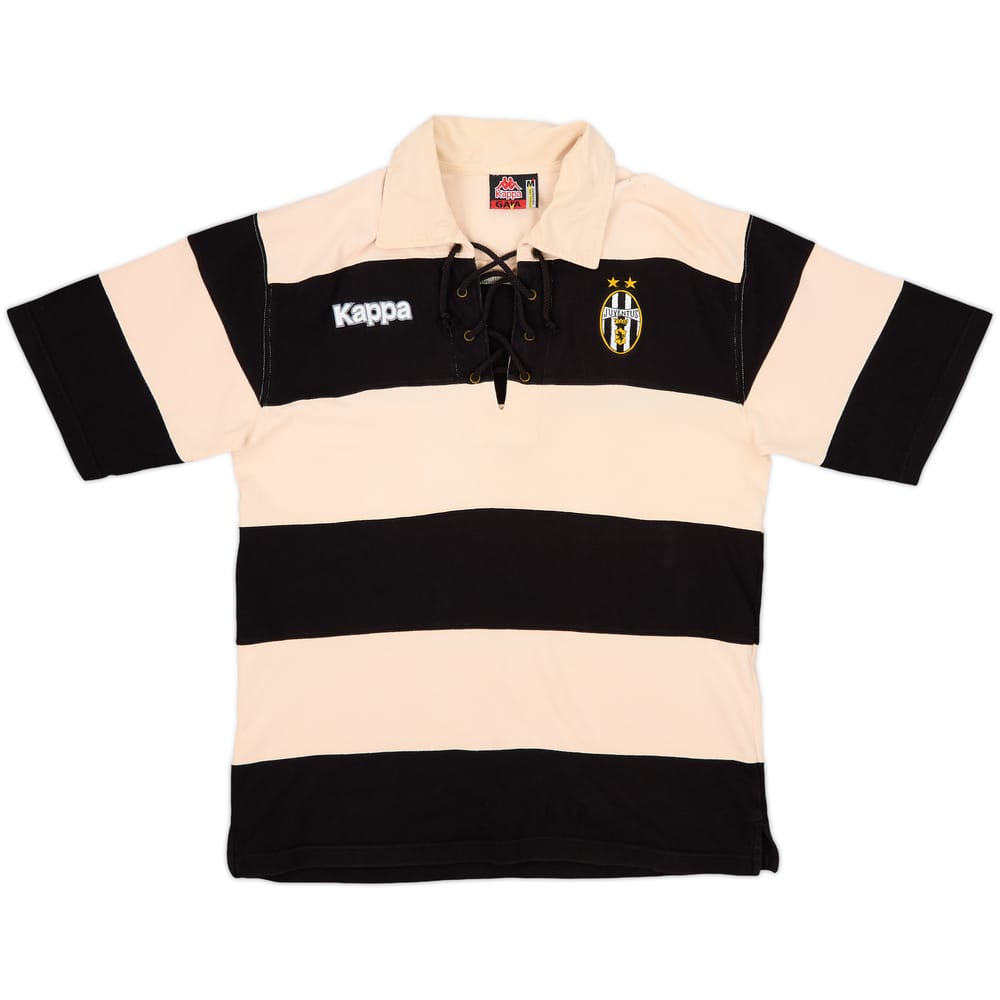 1997-98 Juventus Kappa Laced Polo Shirt - 8/10 - (M)