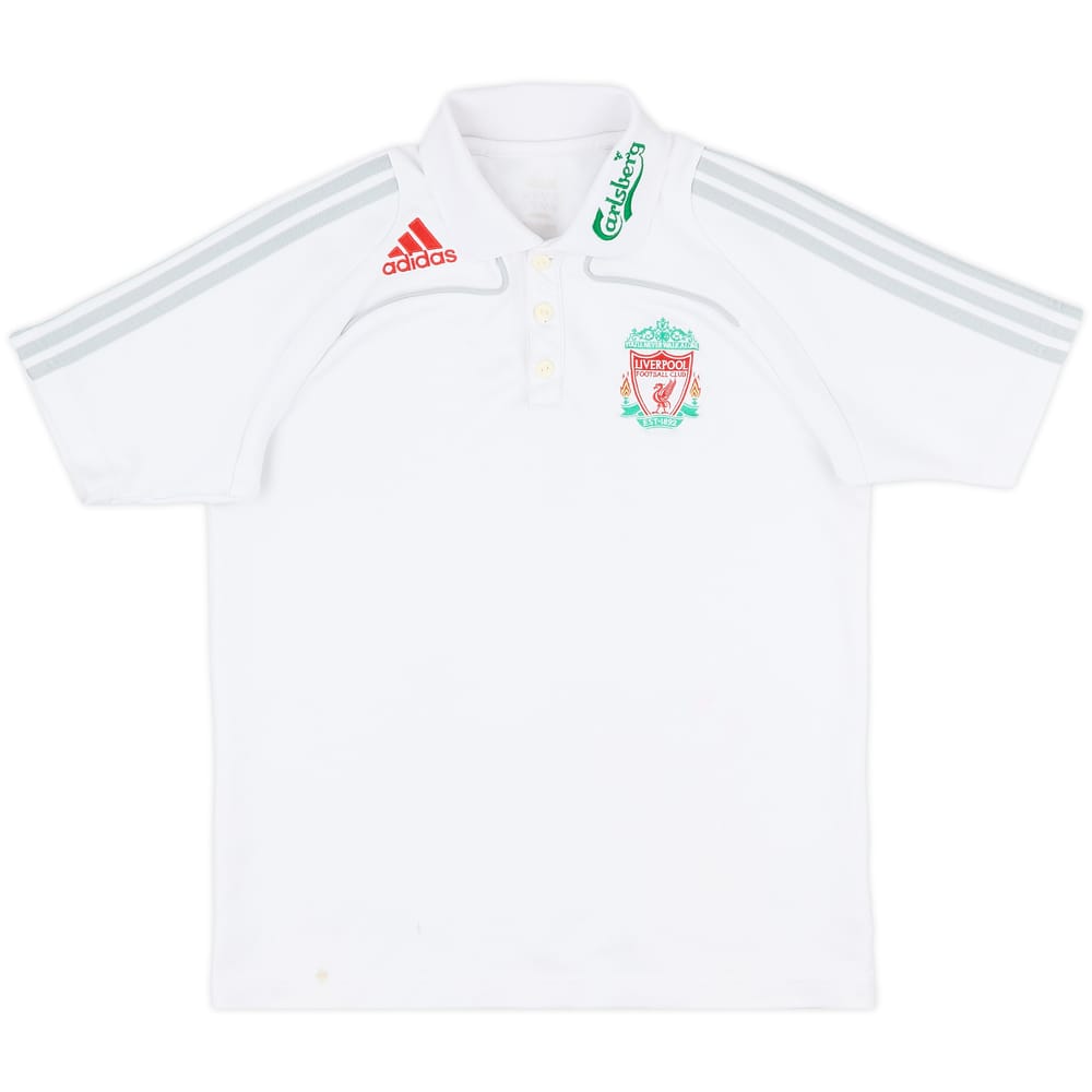 2008-09 Liverpool adidas Polo Shirt - 6/10 - (S)