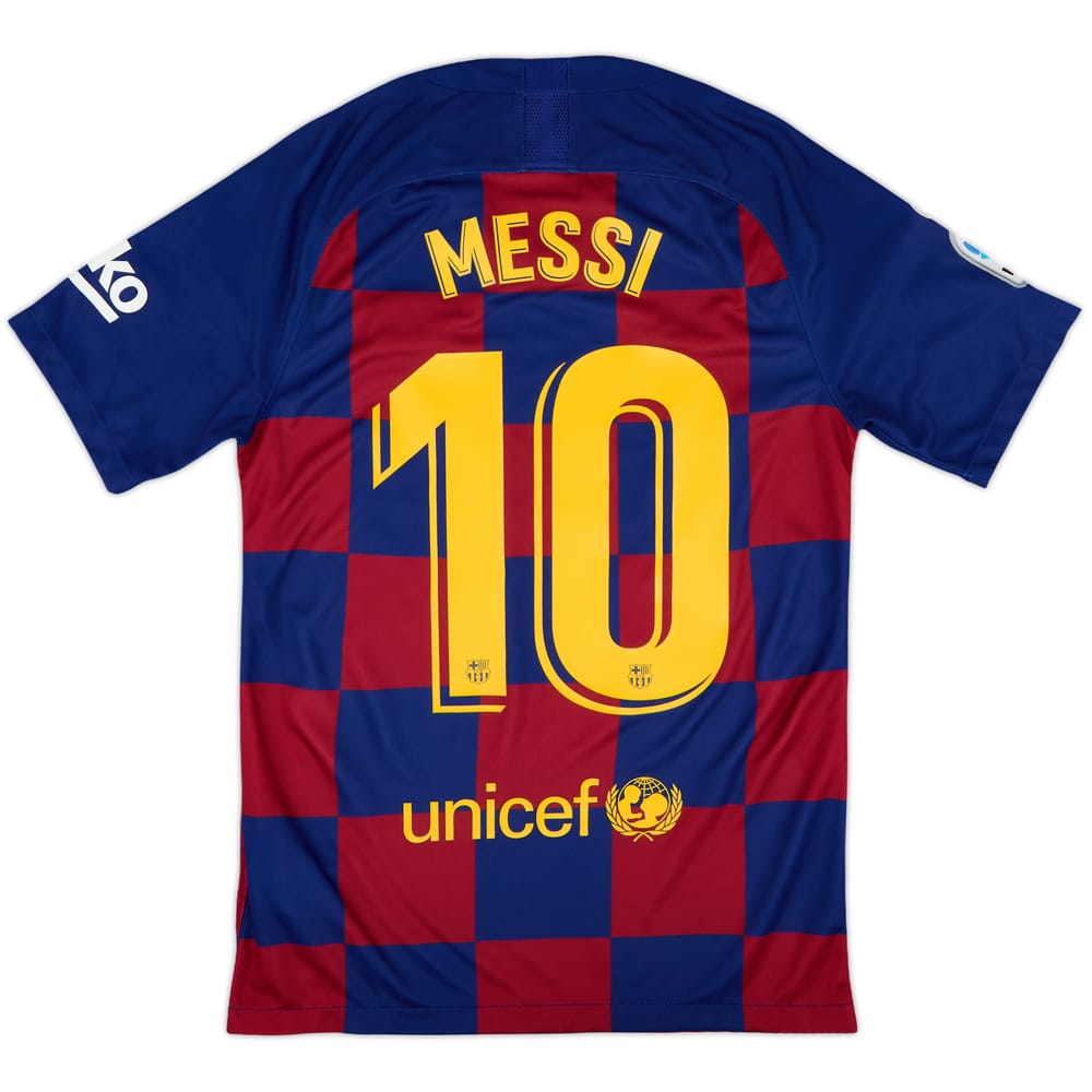 2019-20 Barcelona Home Shirt Messi #10 - 9/10 - (S)