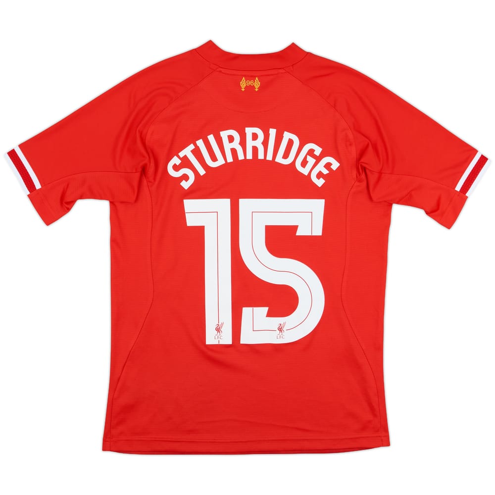 2013-14 Liverpool Home Shirt Sturridge #15 - 7/10 - (S)