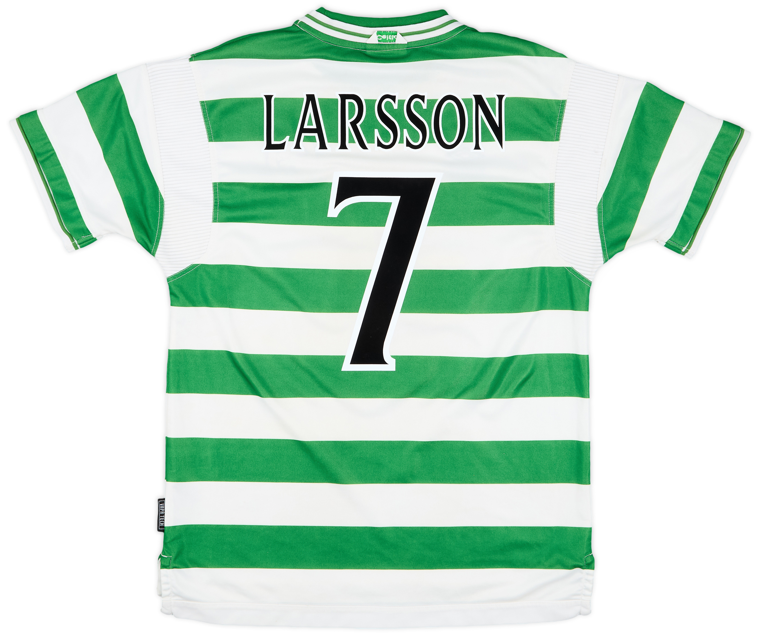 1999-01 Celtic Home Shirt Larsson #7 - 7/10 - (L)