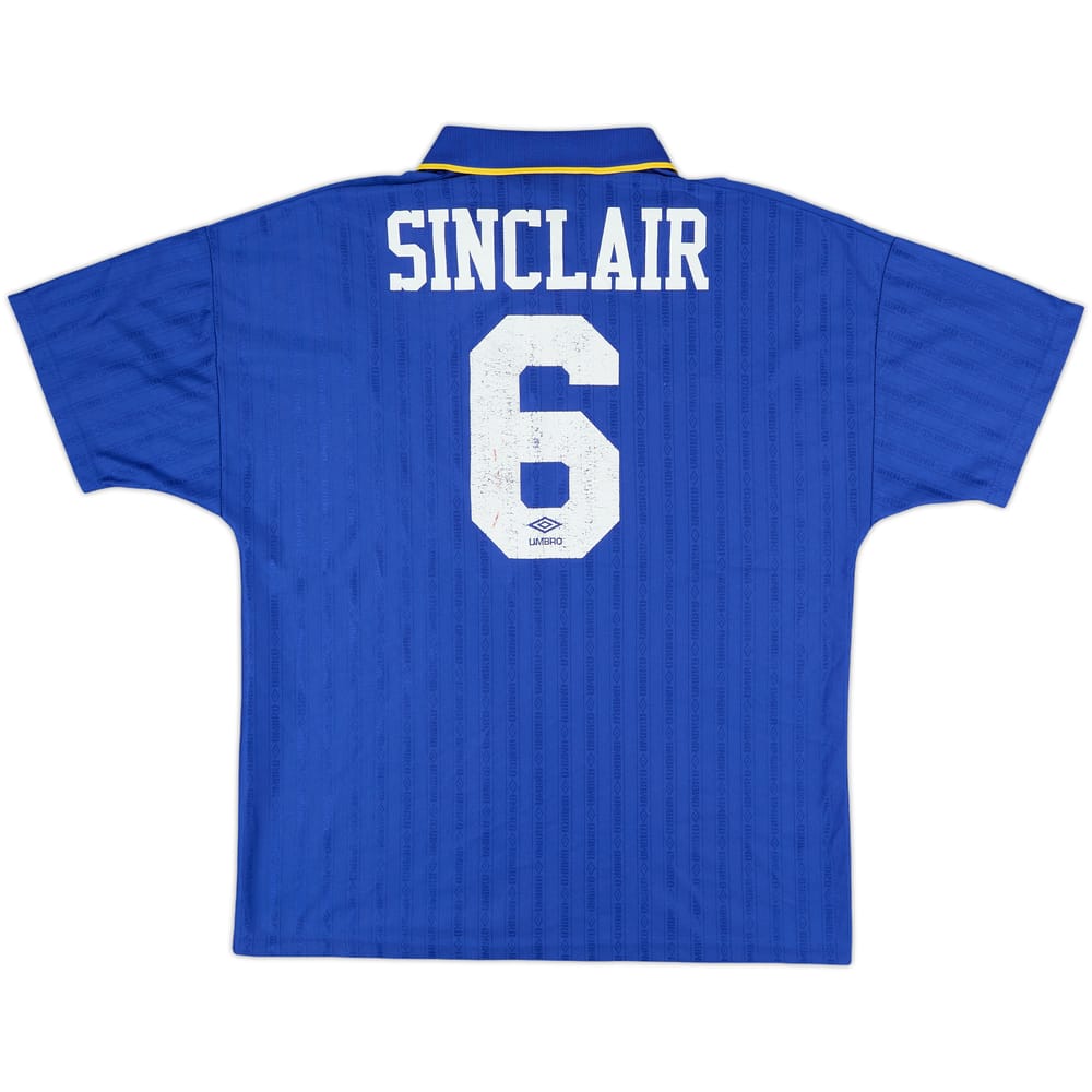 1995-97 Chelsea Home Shirt Sinclair #6 - 5/10 - (L)