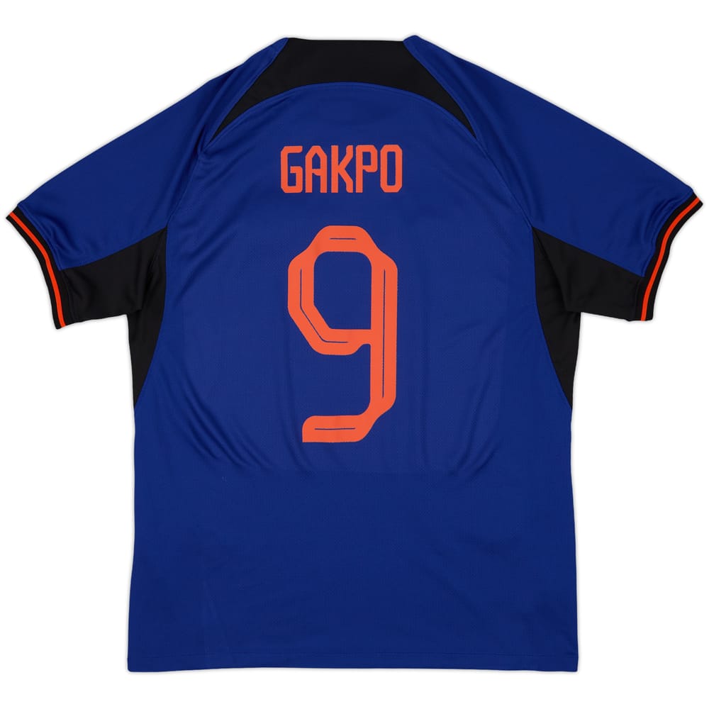 2022-23 Netherlands Away Shirt Gakpo #9 - 9/10 - (L)