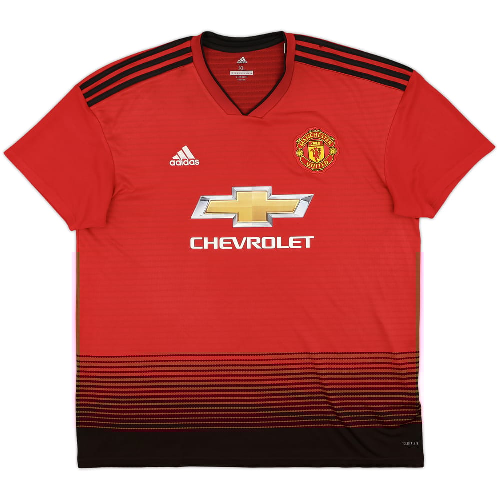 2018-19 Manchester United Home Shirt - 5/10 - (XL)