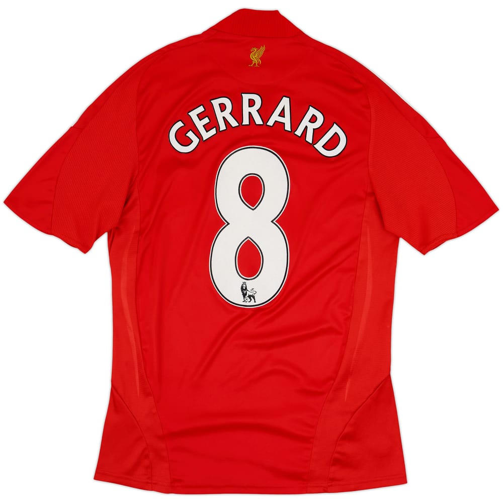 2008-10 Liverpool Home Shirt Gerrard #8 - 7/10 - (S)