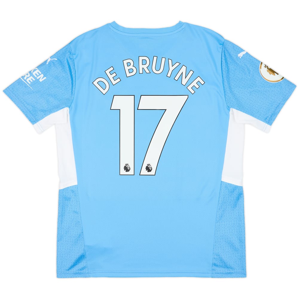 2021-22 Manchester City Home Shirt De Bruyne #17 - 10/10 - (L)
