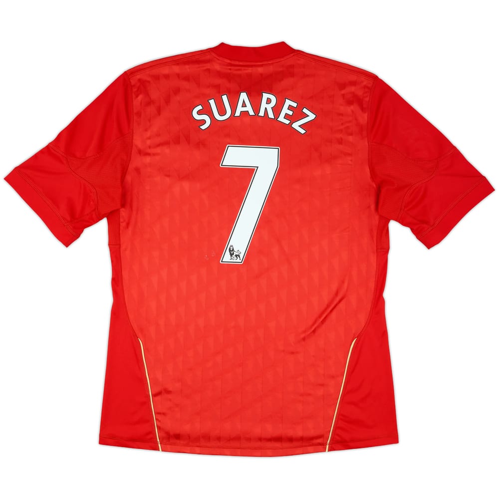 2010-12 Liverpool Home Shirt Suarez #7 - 8/10 - (L)