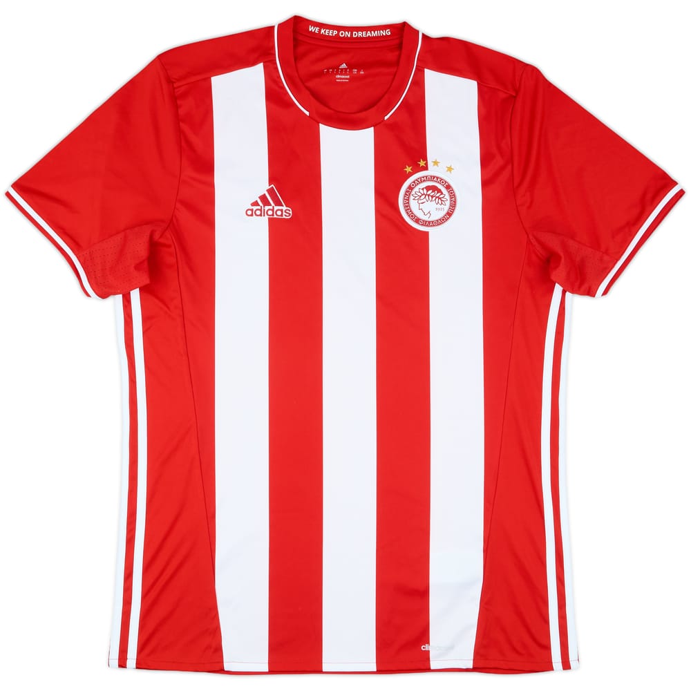 2016-17 Olympiakos Home Shirt - 8/10 - (L)
