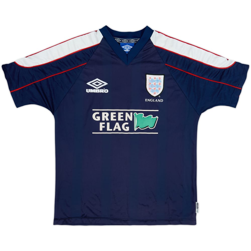 1998-00 England Umbro Training Shirt - 7/10 - (M)