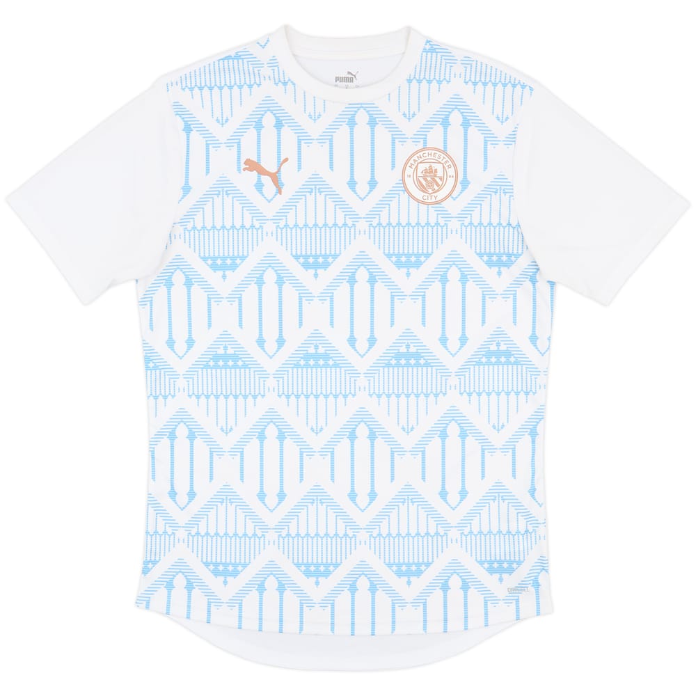 2020-21 Manchester City Puma Training Shirt - 8/10 - (L)
