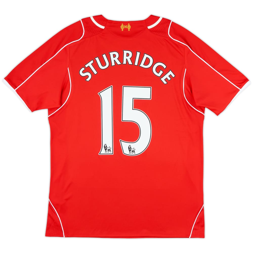 2014-15 Liverpool Home Shirt Sturridge #15 - 9/10 - (M)