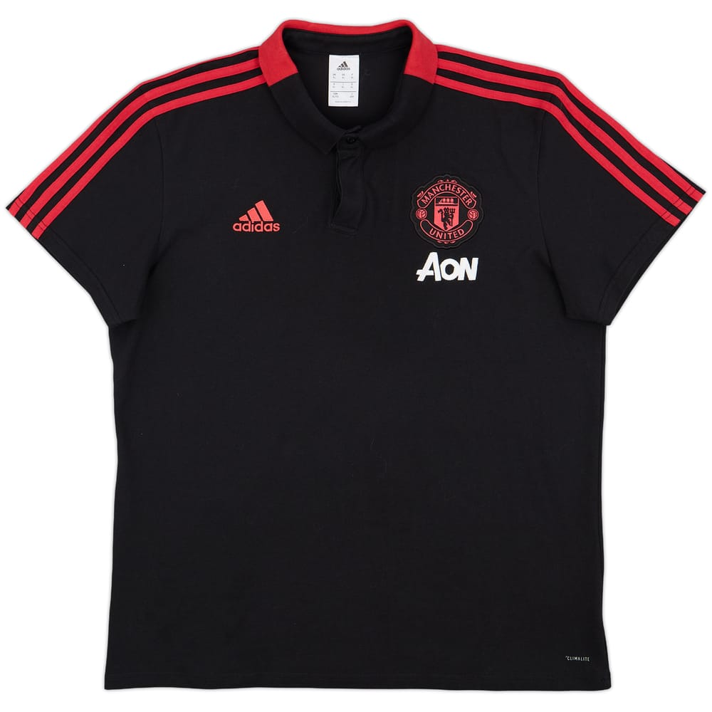 2018-19 Manchester United adidas Polo Shirt - 9/10 - (XL)