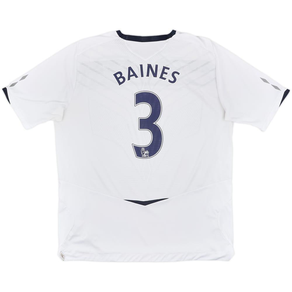 2008-09 Everton Away Shirt Baines #3 - 8/10 - (XXL)