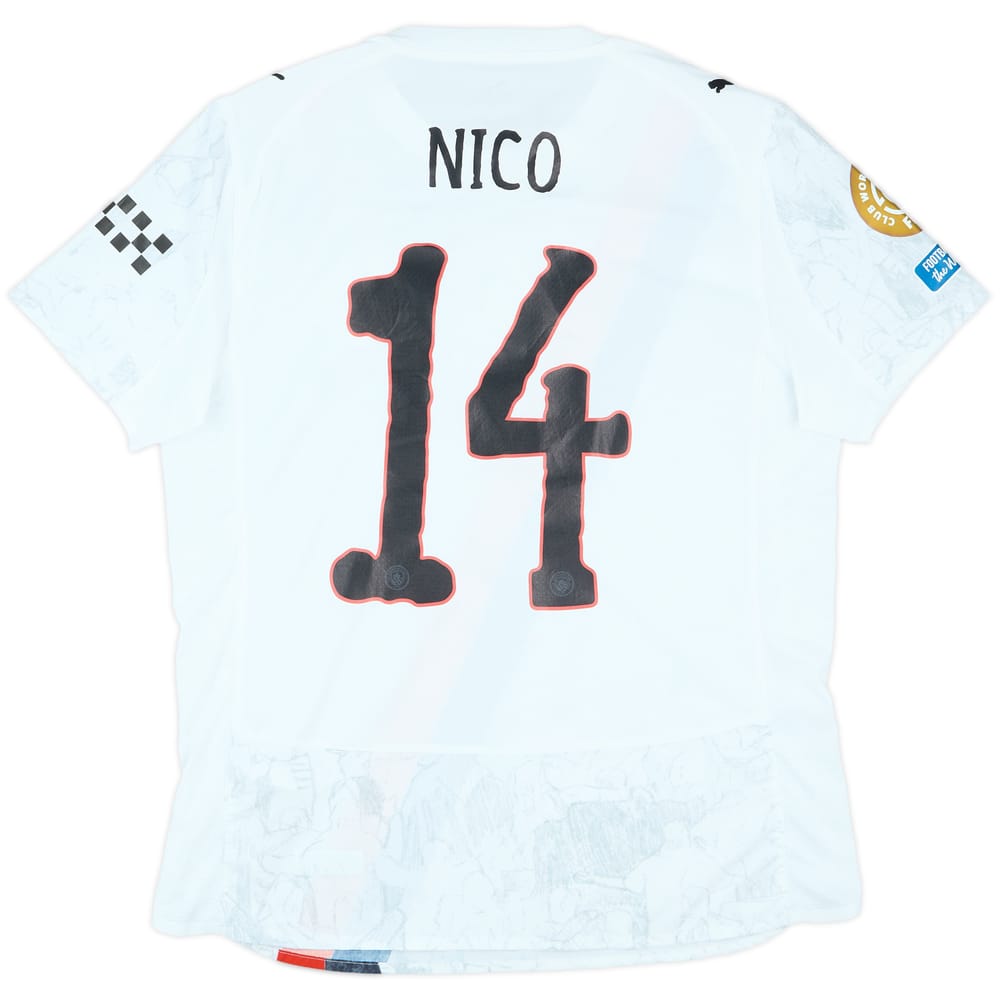 2025 Manchester City Match Issue KidSuper CWC Home Shirt Nico #14