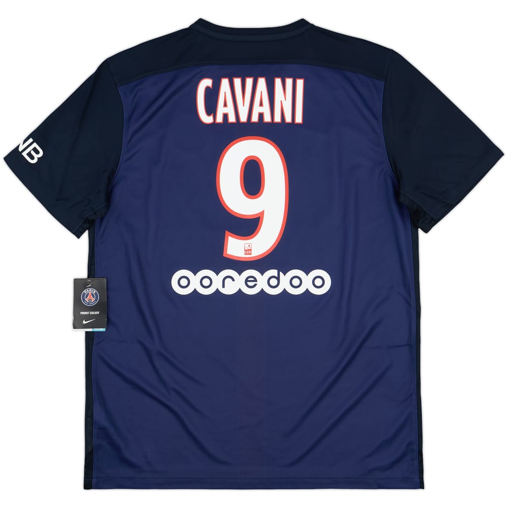 2015-16 Paris Saint-Germain Home Shirt Cavani #9 (L)