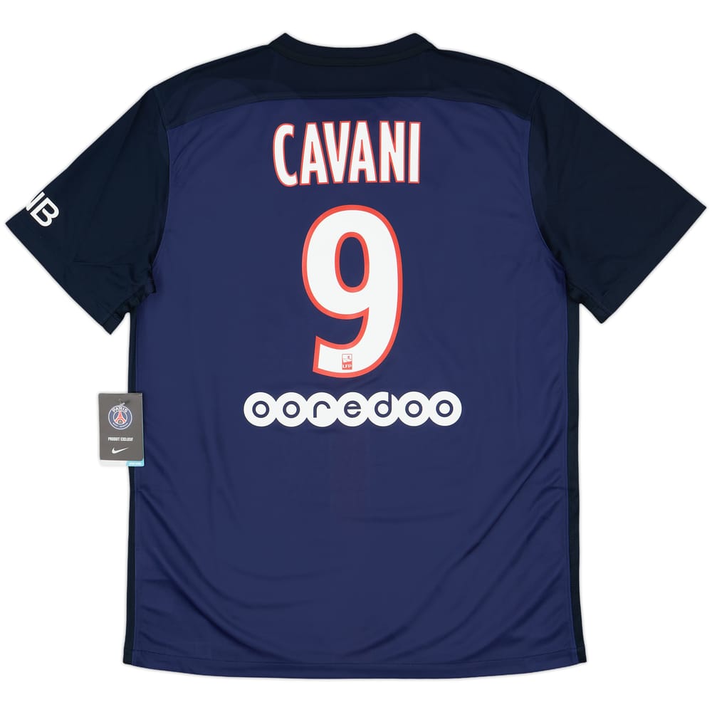2015-16 Paris Saint-Germain Home Shirt Cavani #9 (L)
