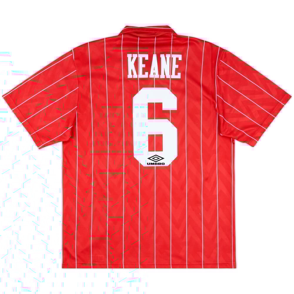 1992-94 Nottingham Forest Home Shirt Keane #6 - 8/10 - (L)