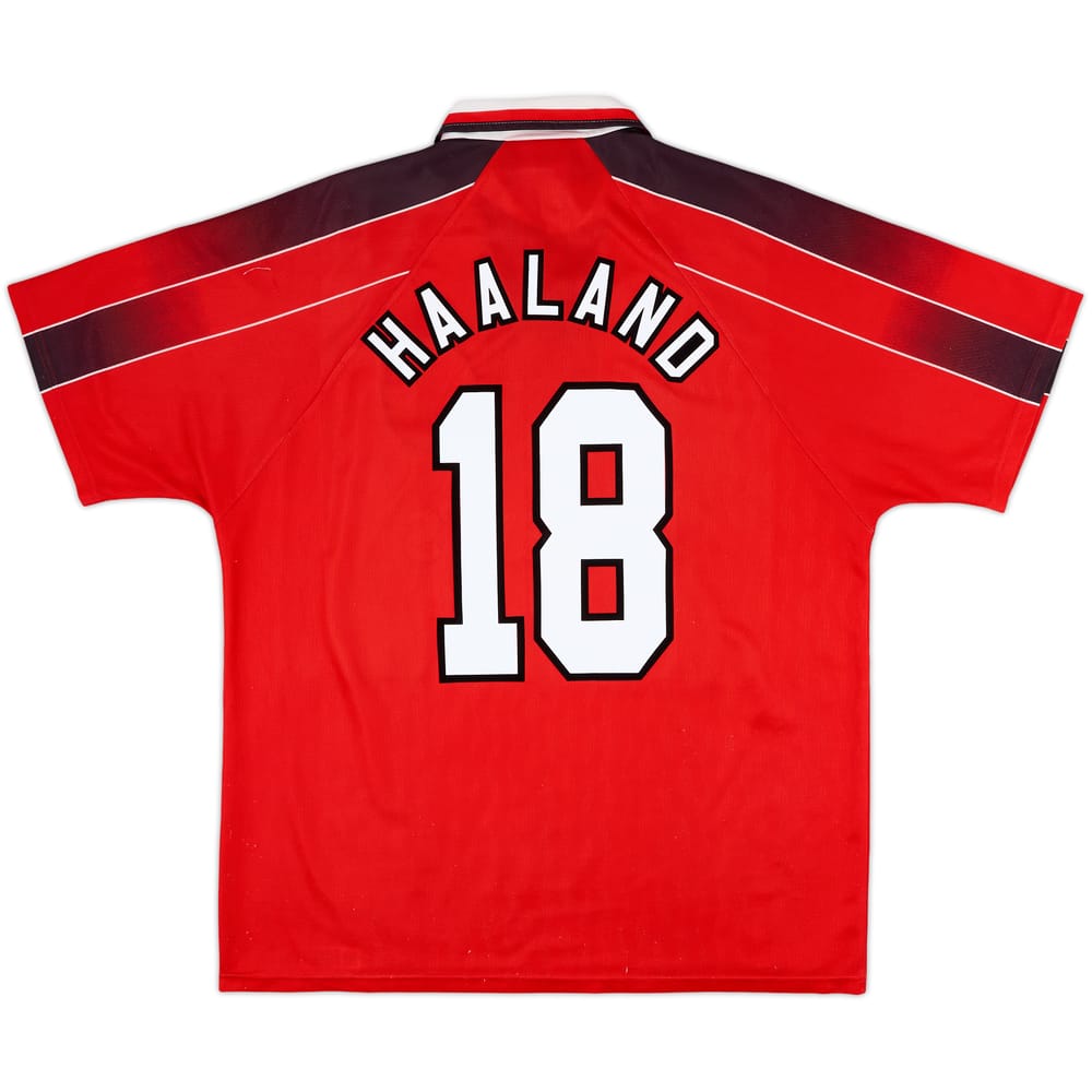 1996-97 Nottingham Forest Home Shirt Haaland #18 - 9/10 - (XL)
