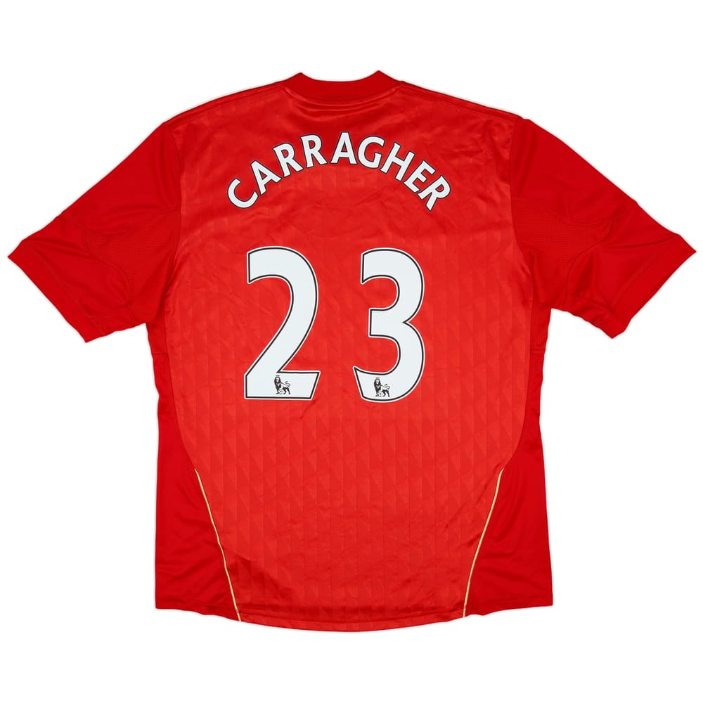 2010-12 Liverpool Home Shirt Carragher #23 - 9/10 - (XL)