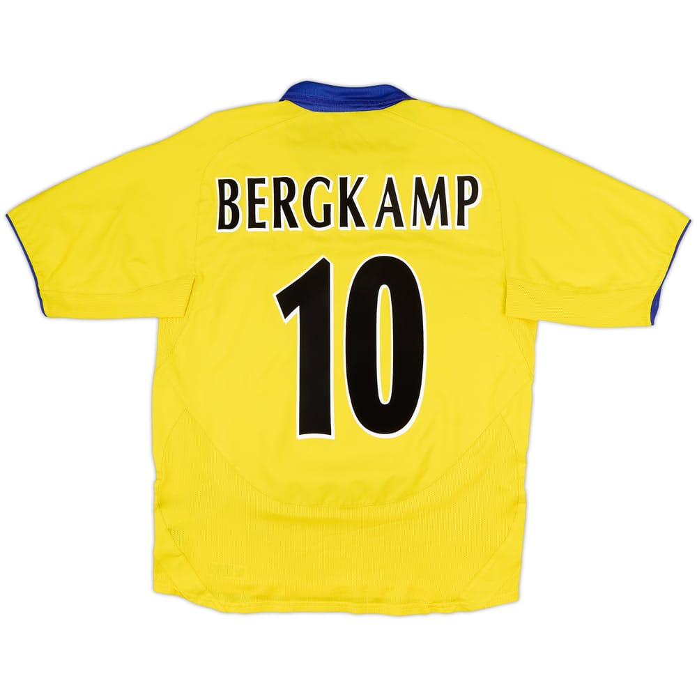 2003-05 Arsenal Away Shirt Bergkamp #10 - 7/10 - (M)