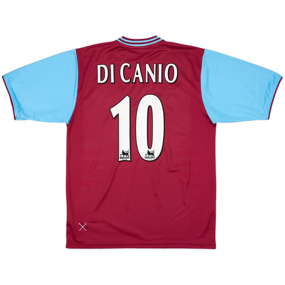 2001-03 West Ham Home Shirt Di Canio #10 - 9/10 - (L)