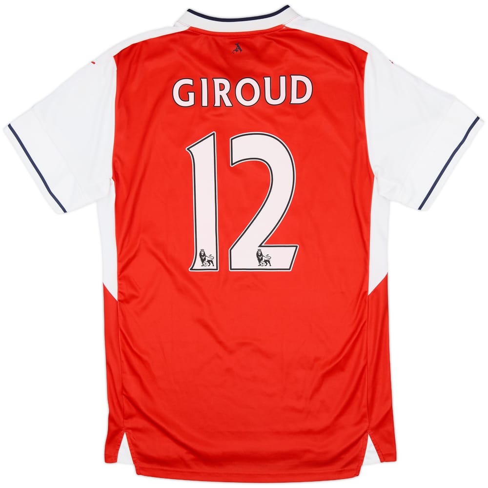 2016-17 Arsenal Home Shirt Giroud #12 - 8/10 - (M)